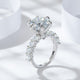 Aurora Six-Prong Moissanite Ring | S925 Sterling Silver