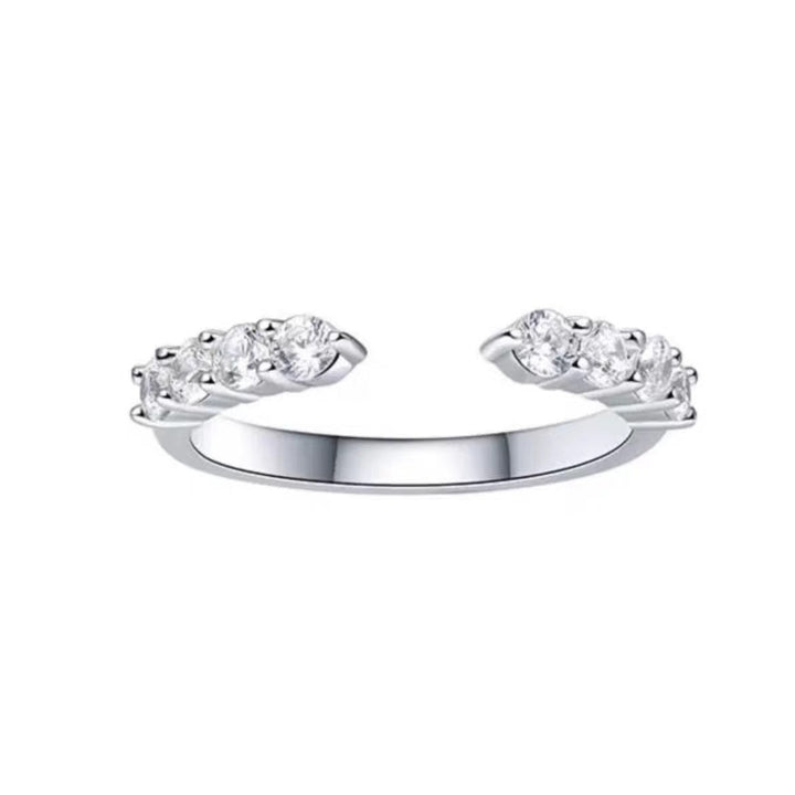 Lume Arc Open Moissanite Ring