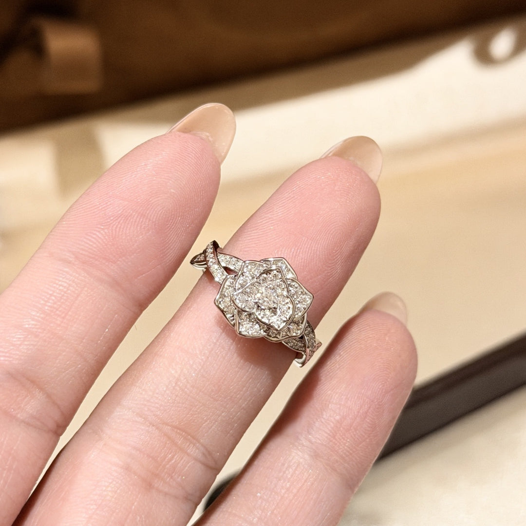 Rose Moissanite Ring