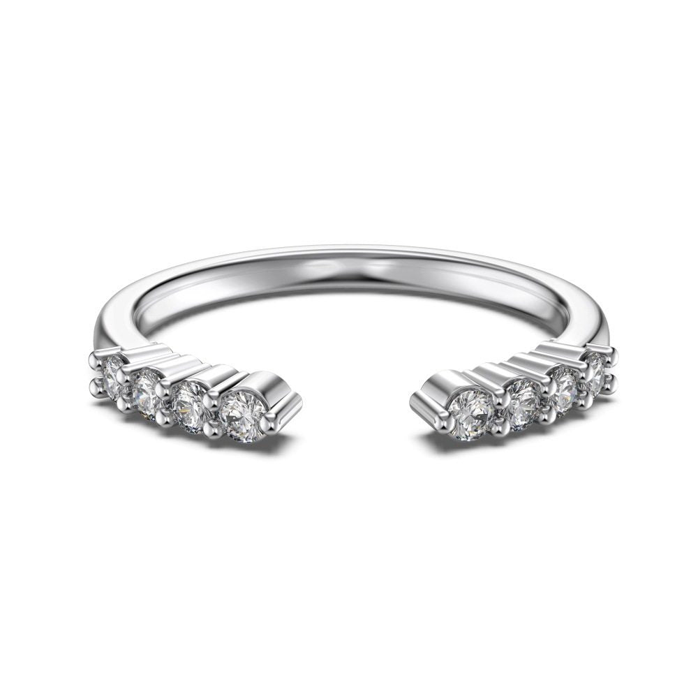 Marquise-Cut Moissanite Ring Set — 3-Piece Stackable