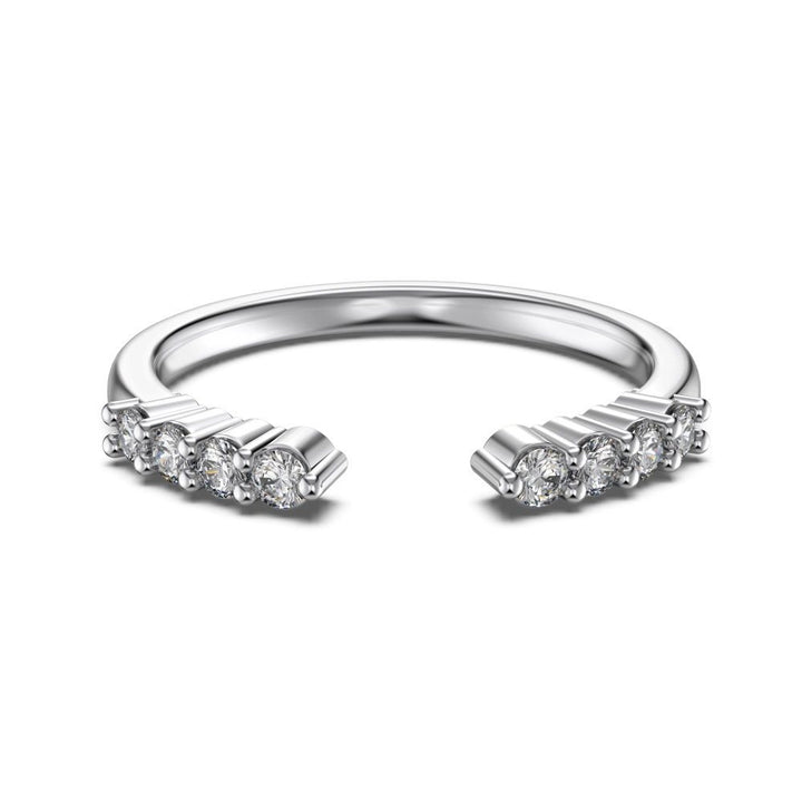 Marquise-Cut Moissanite Ring Set — 3-Piece Stackable