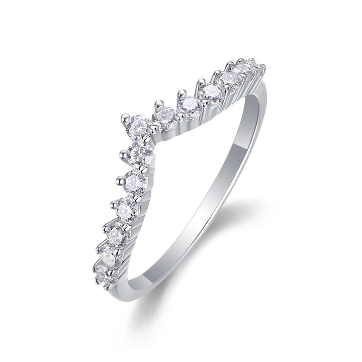 Arcé 13-Stone Moissanite Band Ring