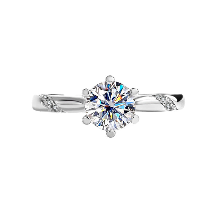 Starlift Solitaire Moissanite Ring