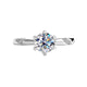 Starlift Solitaire Moissanite Ring — Elevated Setting | S925 Sterling Silver