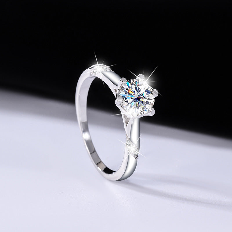 Starlift Solitaire Moissanite Ring