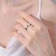 Silent Orbit Moissanite Band Ring | S925 Sterling Silver