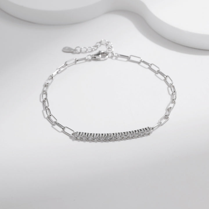 Luminous Line Moissanite Bracelet