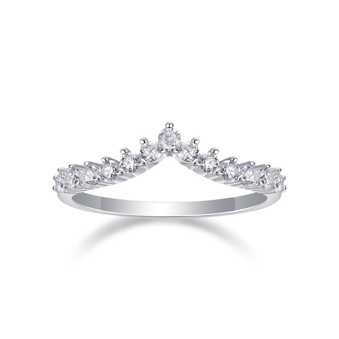 Arcé 13-Stone Moissanite Band Ring