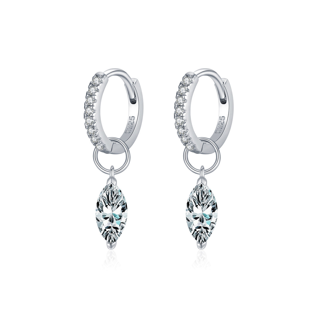 Marquise Moissanite Pavé Ring