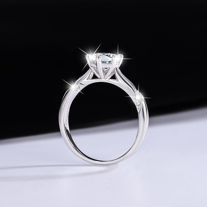 Starlift Solitaire Moissanite Ring