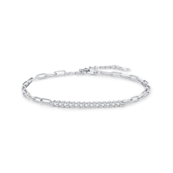 Luminous Line Moissanite Bracelet