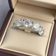 Celestial Wave Five-Stone Moissanite Ring | S925 Sterling Silver