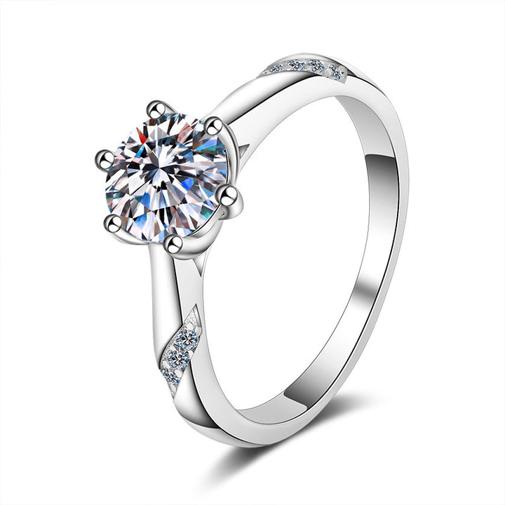 Starlift Solitaire Moissanite Ring