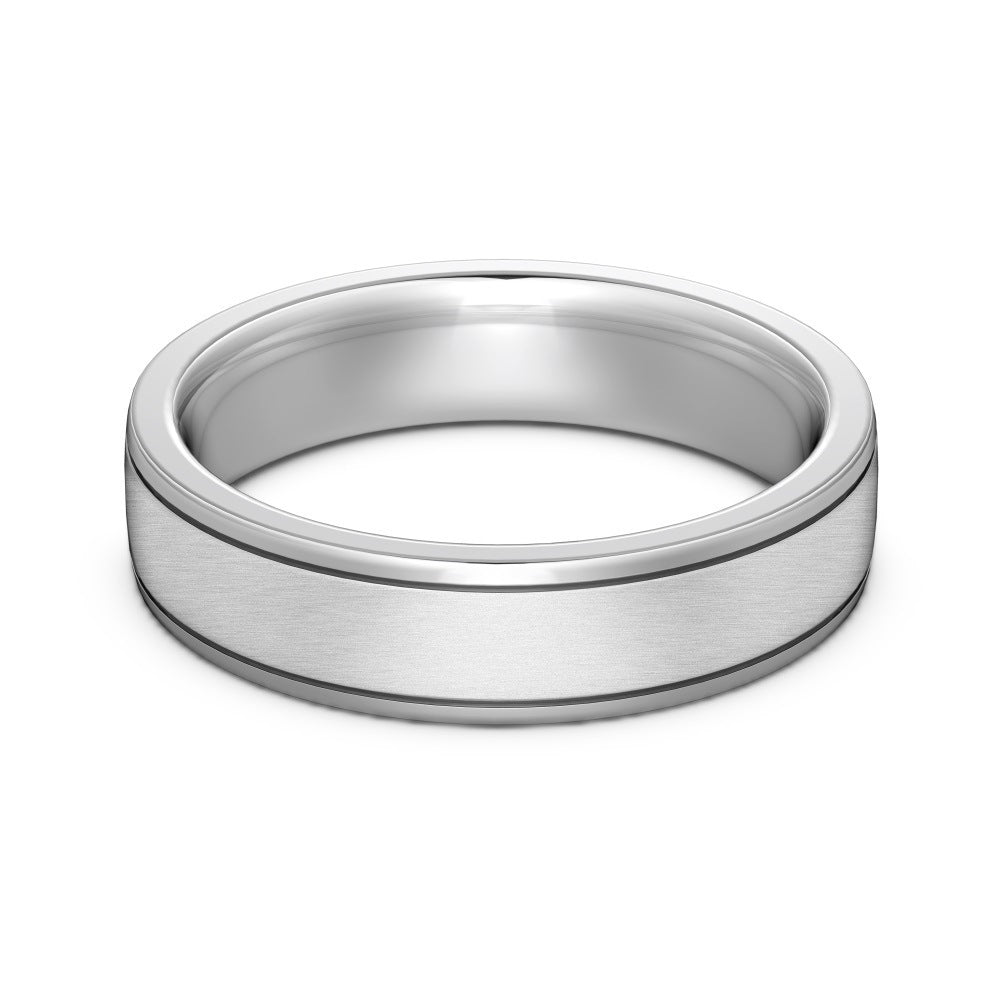 Classic Couple Wedding Band Set