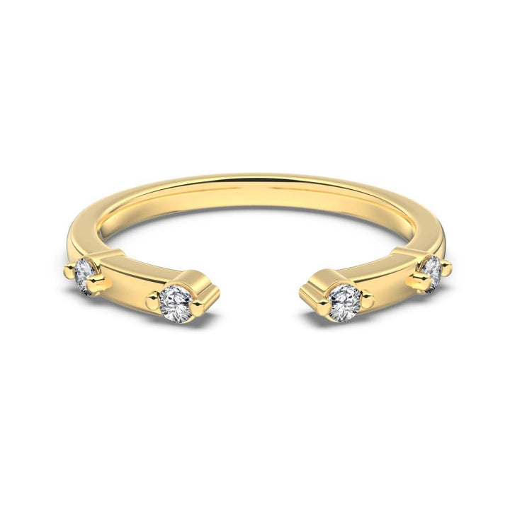 Marquise-Cut Moissanite Ring Set — 3-Piece Stackable