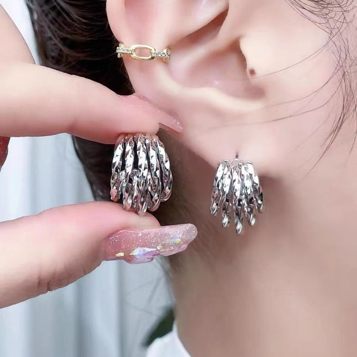 Vintage Twist Multi-Layer Earrings