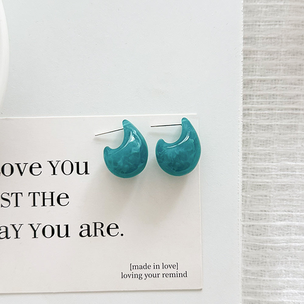 Vintage Acrylic Drop Earrings
