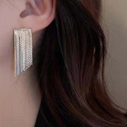 Geometric Tassel Earrings