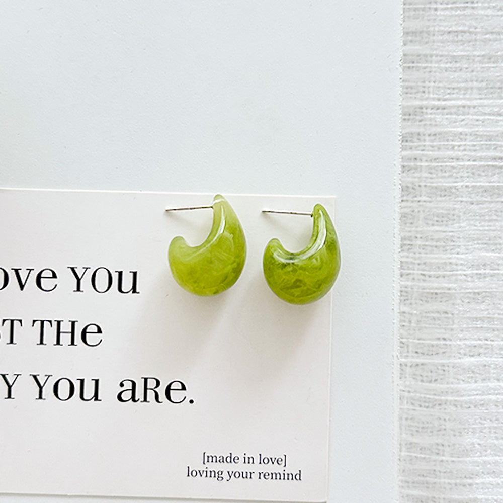 Vintage Acrylic Drop Earrings
