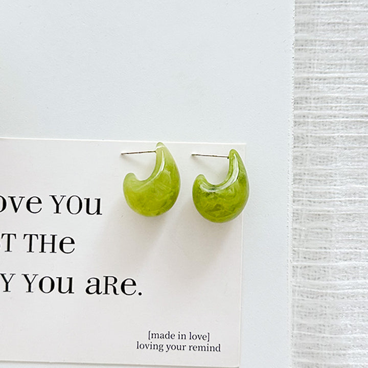 Vintage Acrylic Drop Earrings