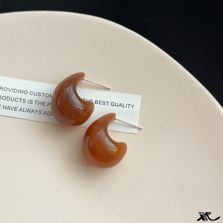 Vintage Acrylic Drop Earrings