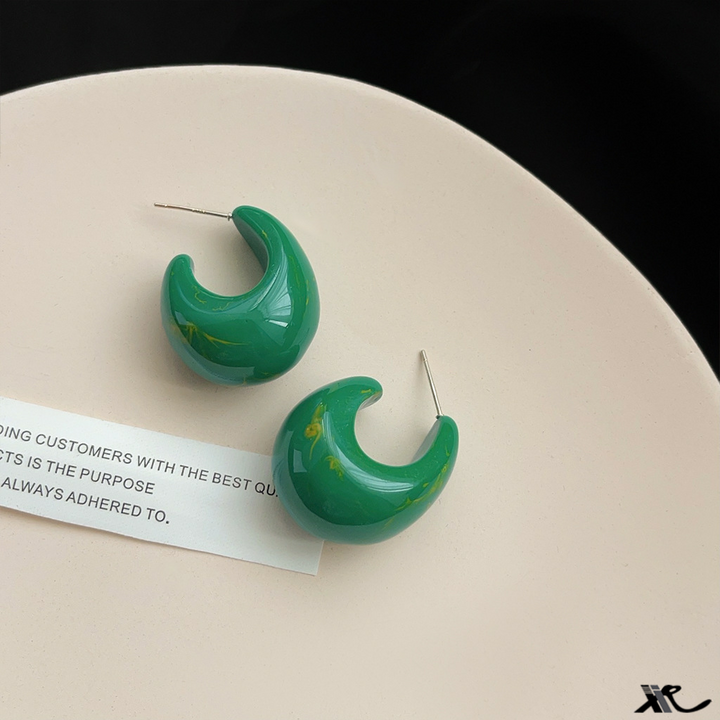 Vintage Acrylic Drop Earrings