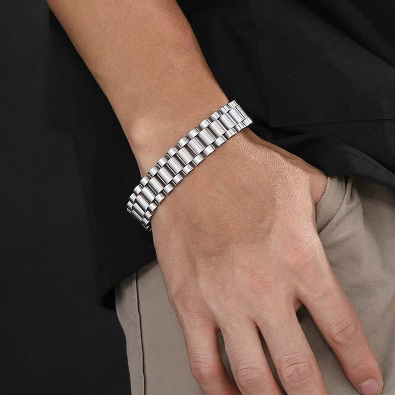 Luxury Stainless Steel Watch Band Bracelet