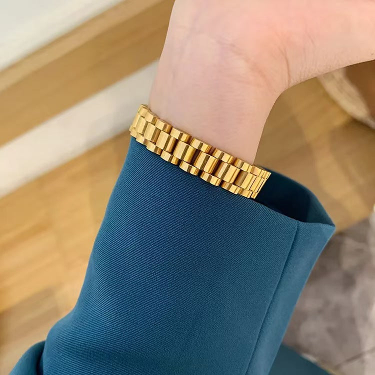 Luxury Stainless Steel Watch Band Bracelet