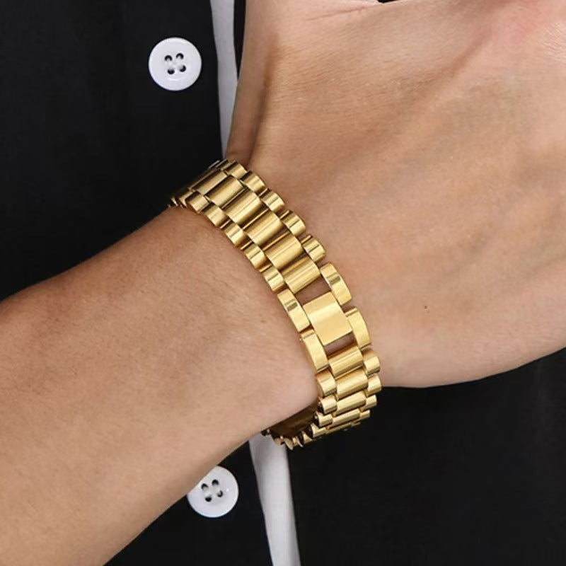 Luxury Stainless Steel Watch Band Bracelet