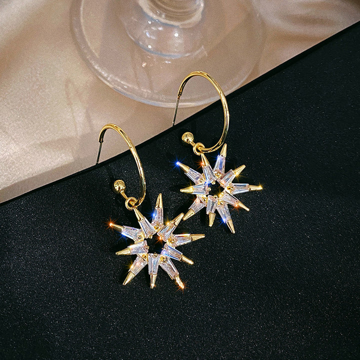 'Make A Wish' Crystal Star Earrings