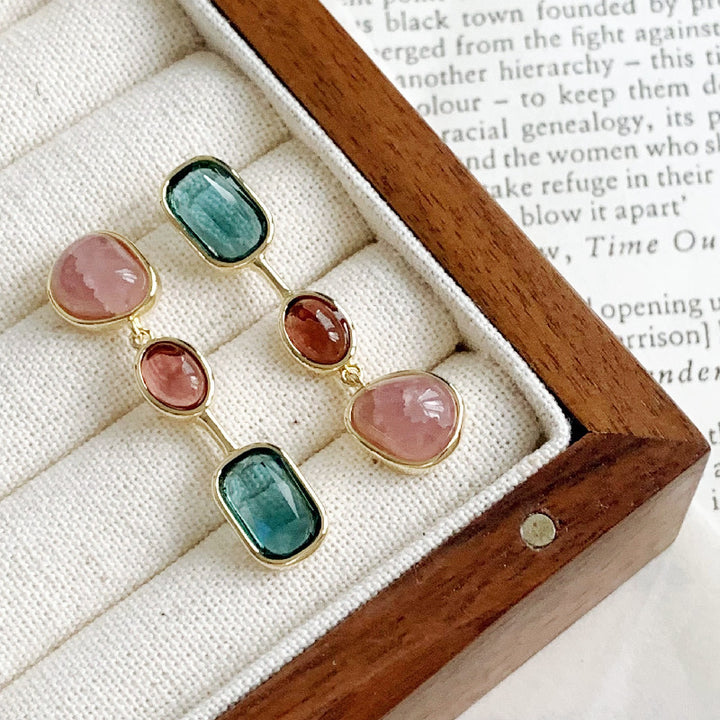 Colorful Asymmetrical Earrings