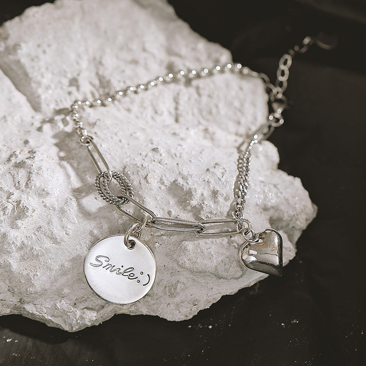 Smile & Heart Charm Bracelet
