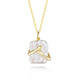 925 sterling silver baroque pearl pendant embrace necklace