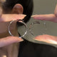 Large Curved Hoop Earrings
