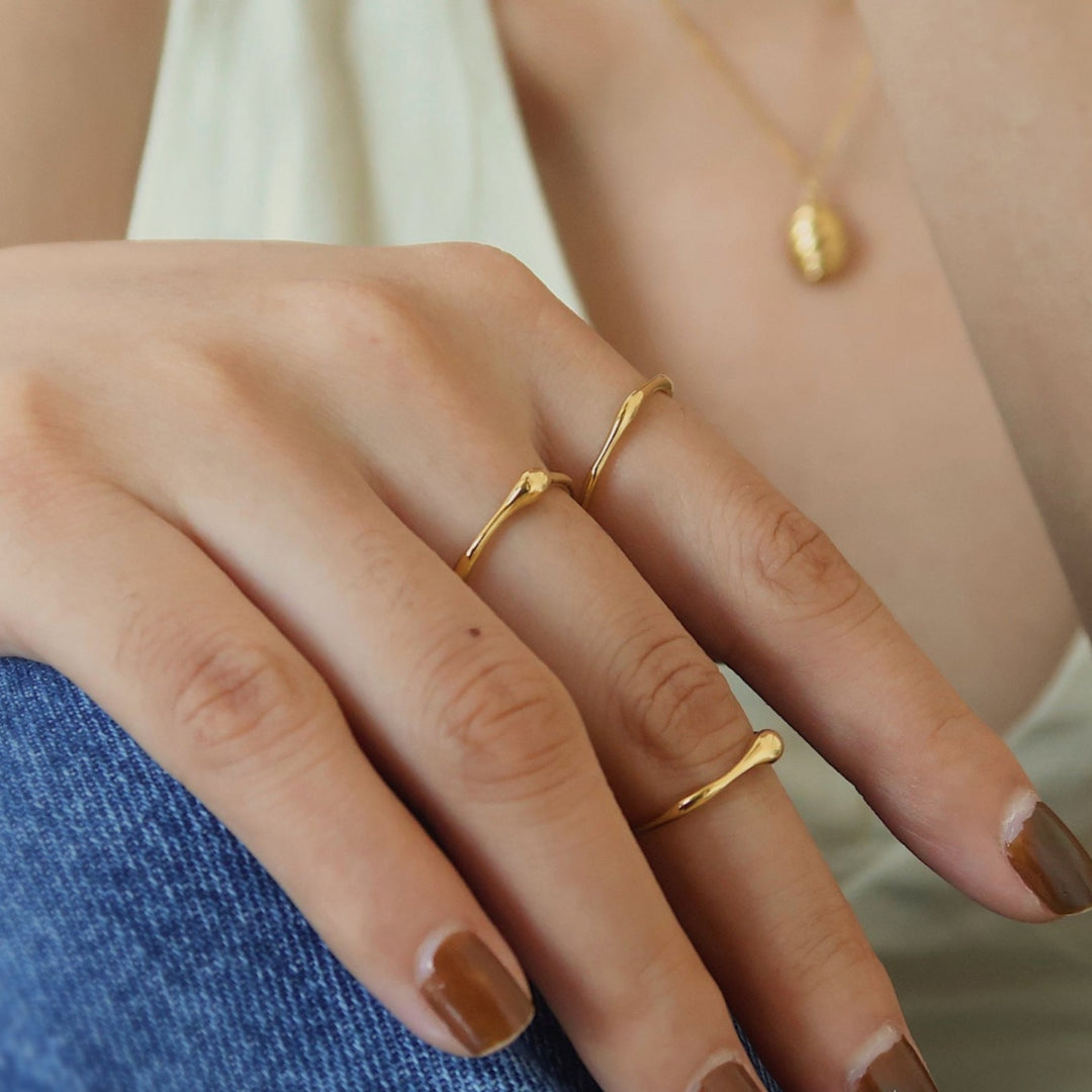 Irregular Basic Thin Ring