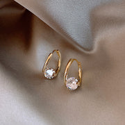 Diamond Round Stud Earrings