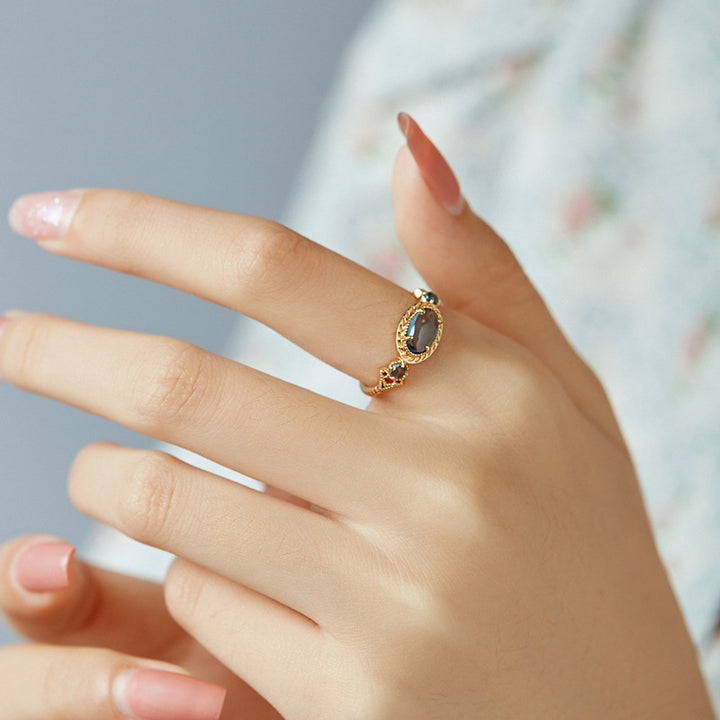 Calming Blue Stacking Ring