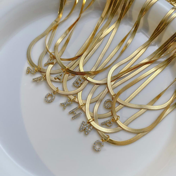 French Style Letter Necklace