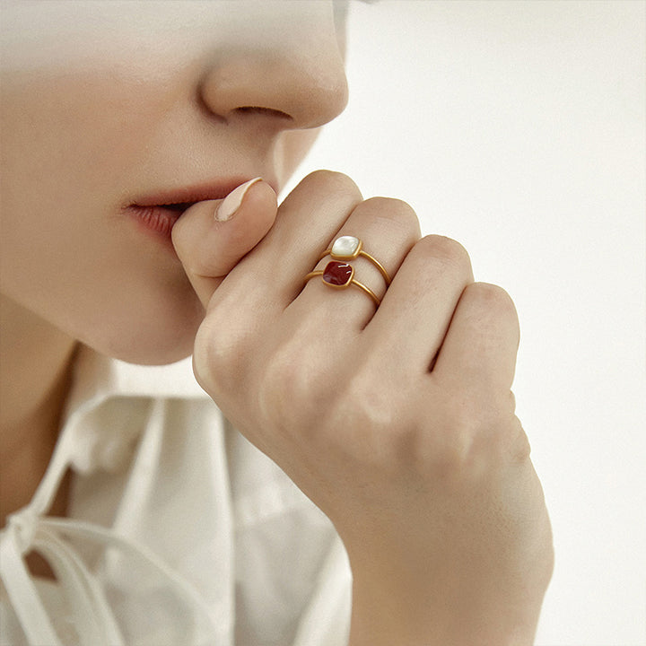 Vintage Enamel Ring