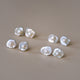 Baroque Pearl Earrings in 925 Sterling Silver