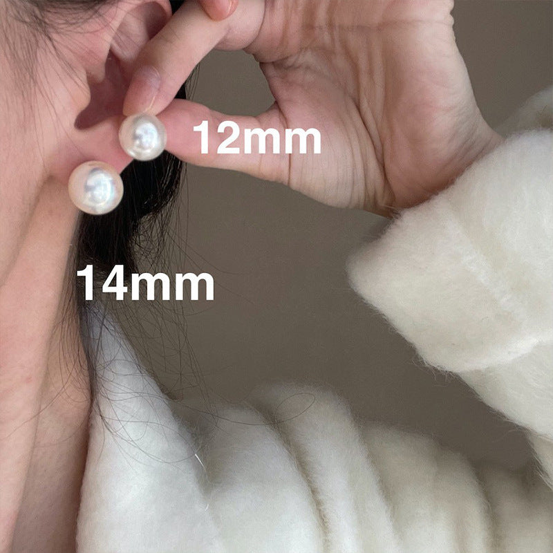 Classic Large Pearl Vintage Earrings