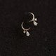 925 Sterling Silver Mini Moon Earrings