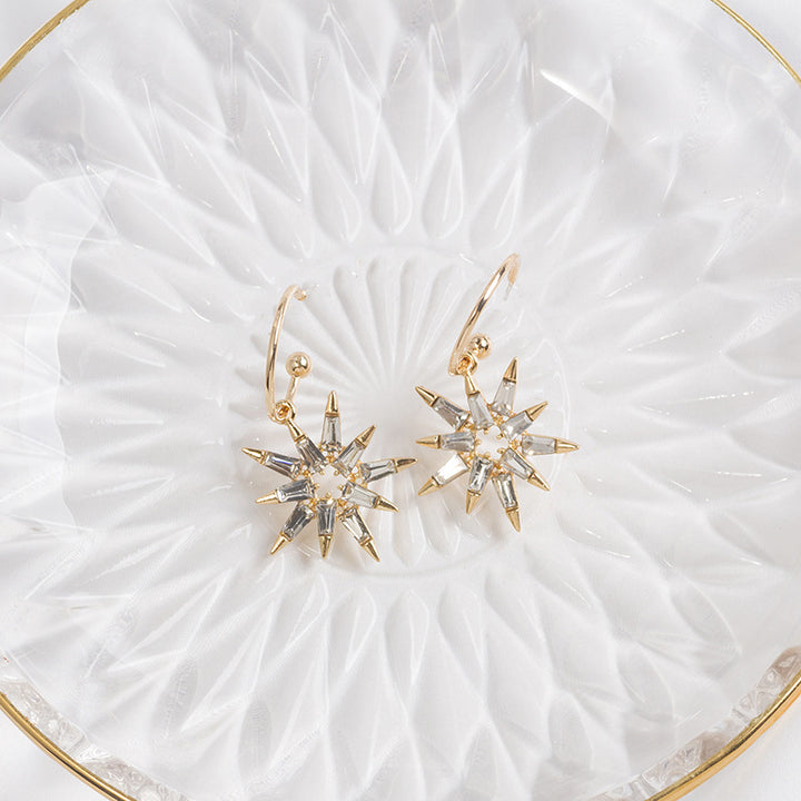 'Make A Wish' Crystal Star Earrings