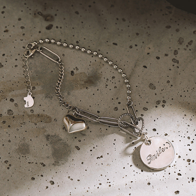 Smile & Heart Charm Bracelet