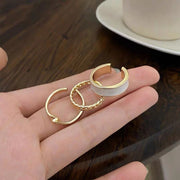 Minimalist Three Piece Ring Set