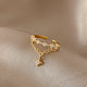 Hexagram Chain Ring