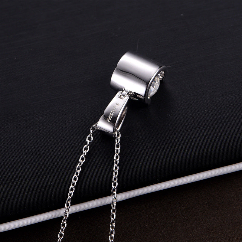 Square Basket Moissanite Pendant