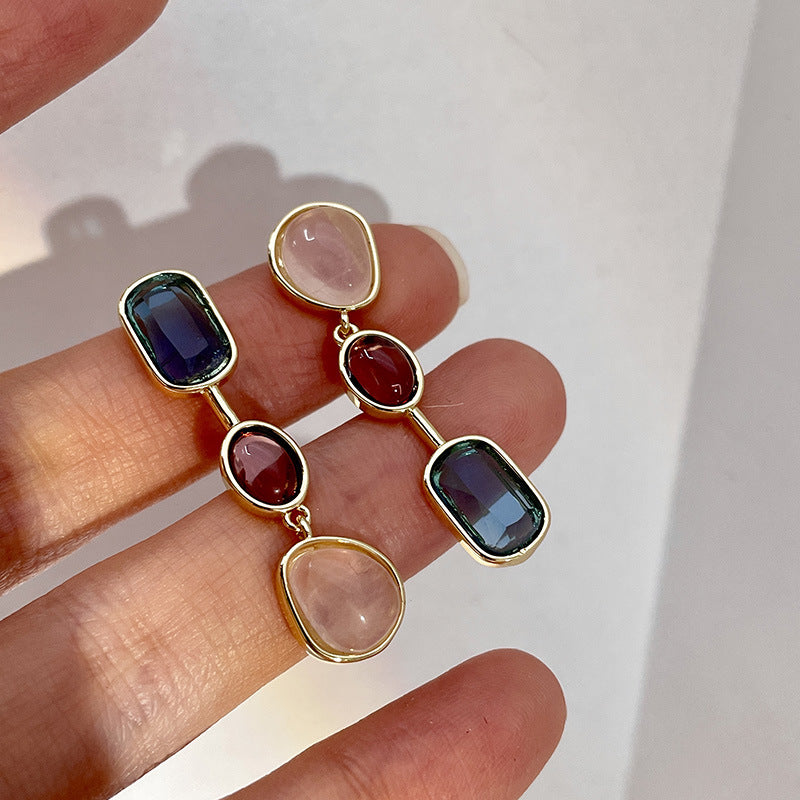 Colorful Asymmetrical Earrings