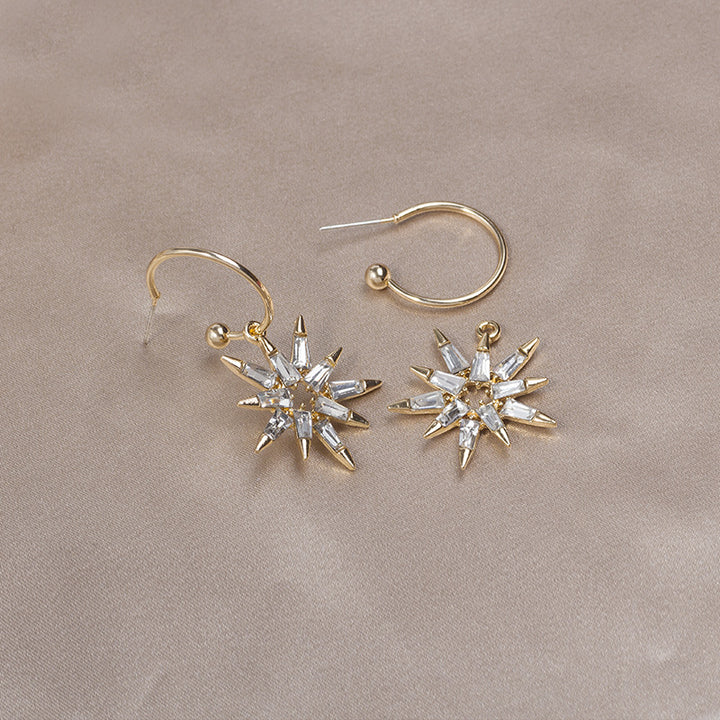 'Make A Wish' Crystal Star Earrings