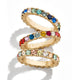 Rainbow Zirconia Ring